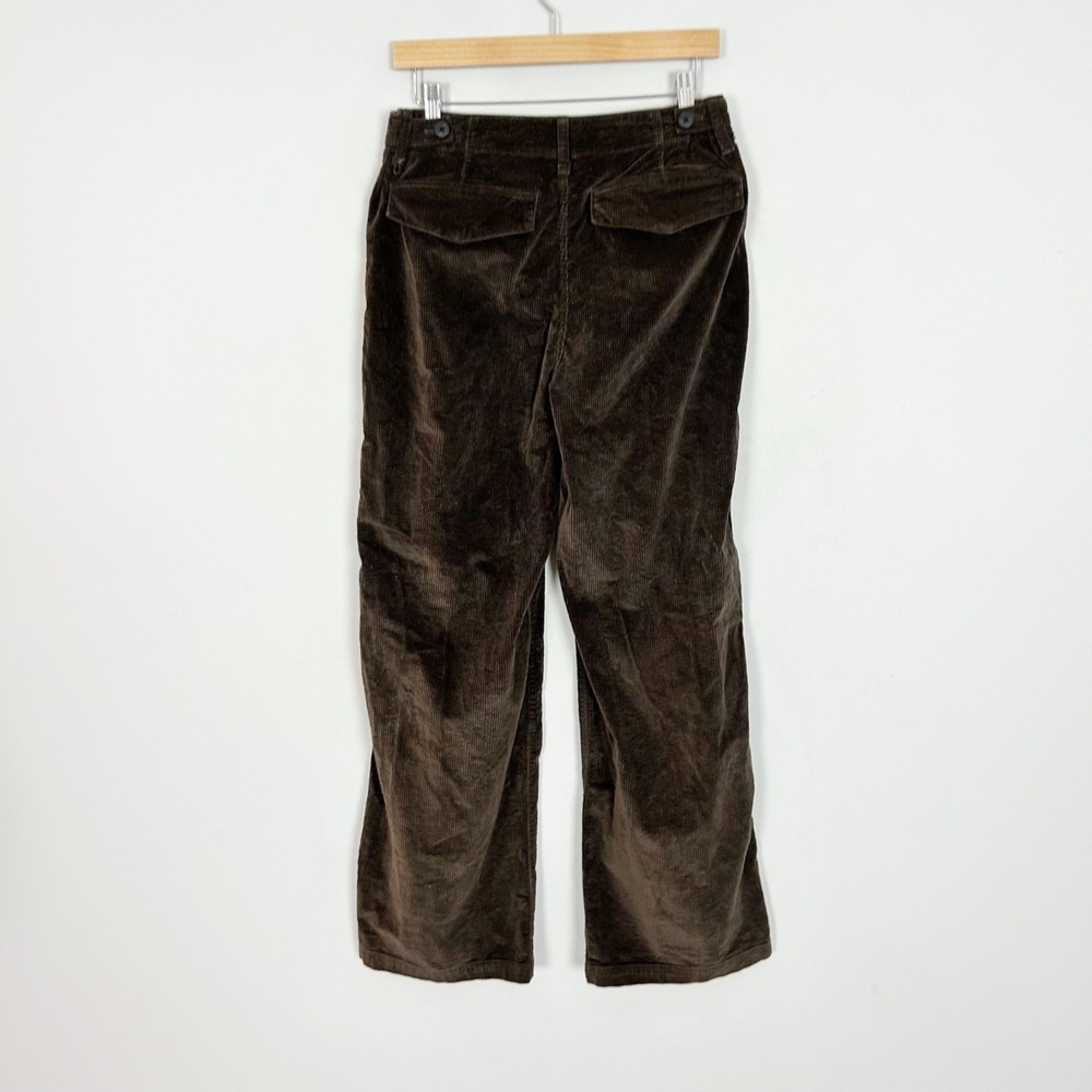 Madewell Low Slung Baggy Utility Pants Brown Corduroy Size 27 Women's - Picture 4 of 6